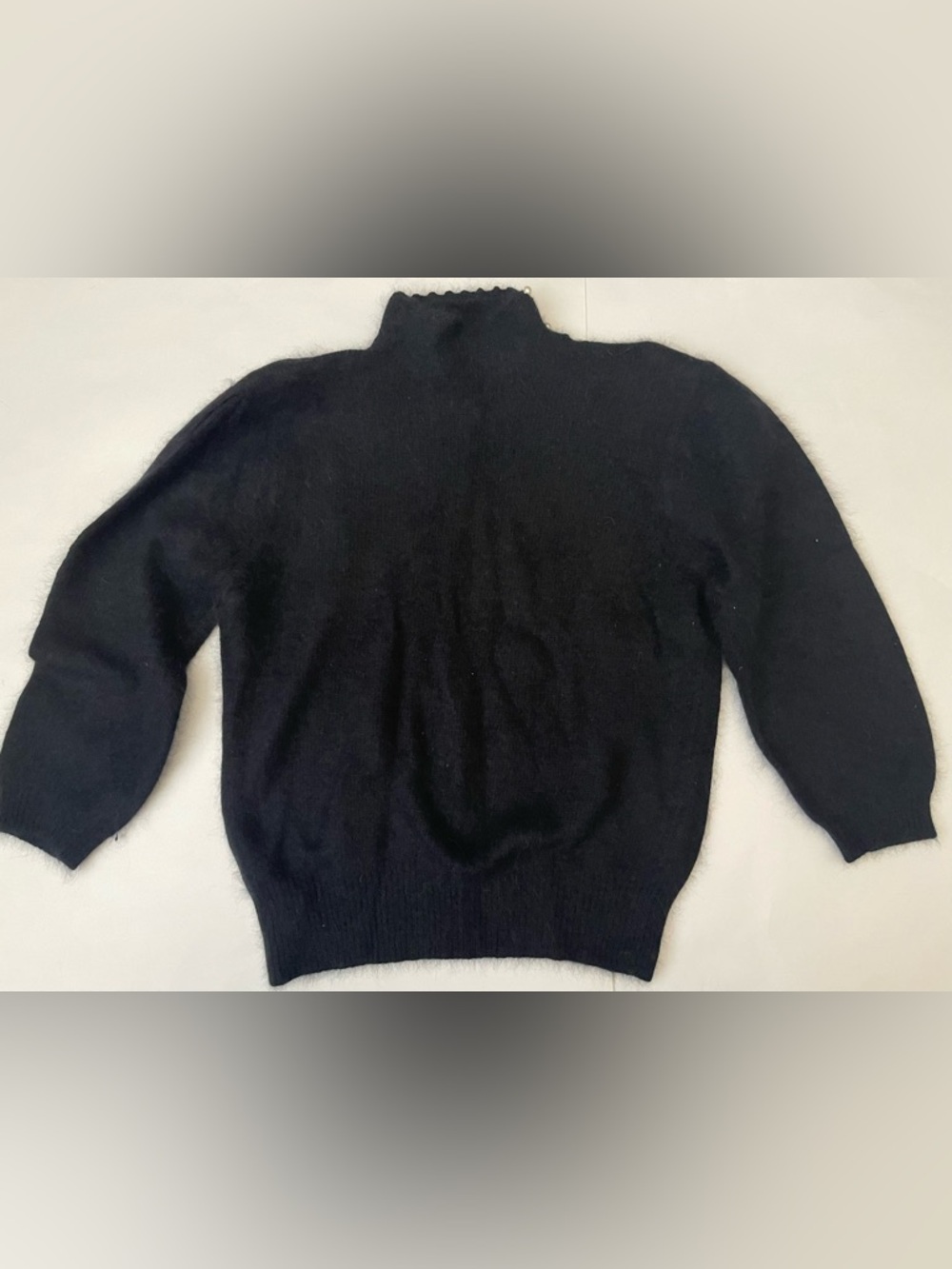 Black Mock Neck Women's Sweater